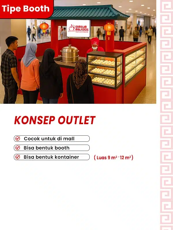 Konsep Outlet booth